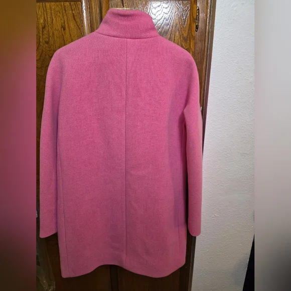NWOT J.Crew Cocoon Coat in Italian stadium-cloth wool Size 6 - Picture 3 of 11